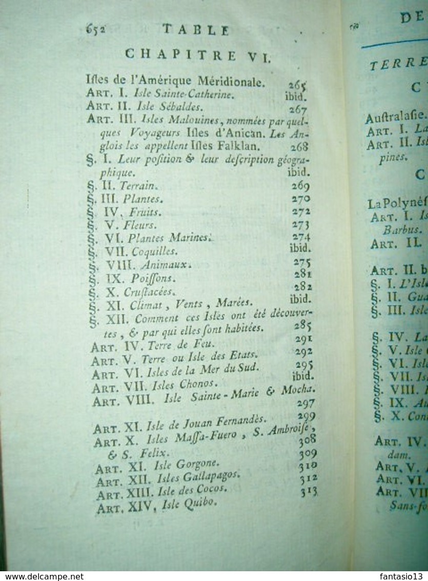 Histoire moderne des chinois des japonnois M Richer Tome Quinzième 1775 Amérique du Sud Brésil Guyane Terres Australes..