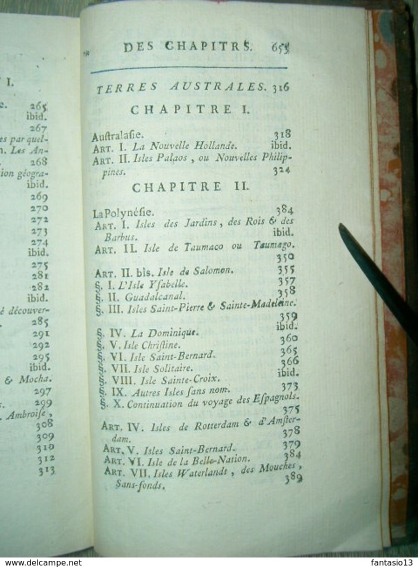 Histoire moderne des chinois des japonnois M Richer Tome Quinzième 1775 Amérique du Sud Brésil Guyane Terres Australes..