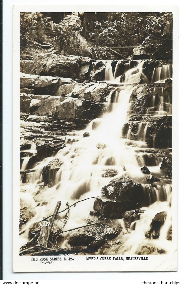 Myer's Creek Falls, Healesville. - Rose Series P.423 - Other & Unclassified