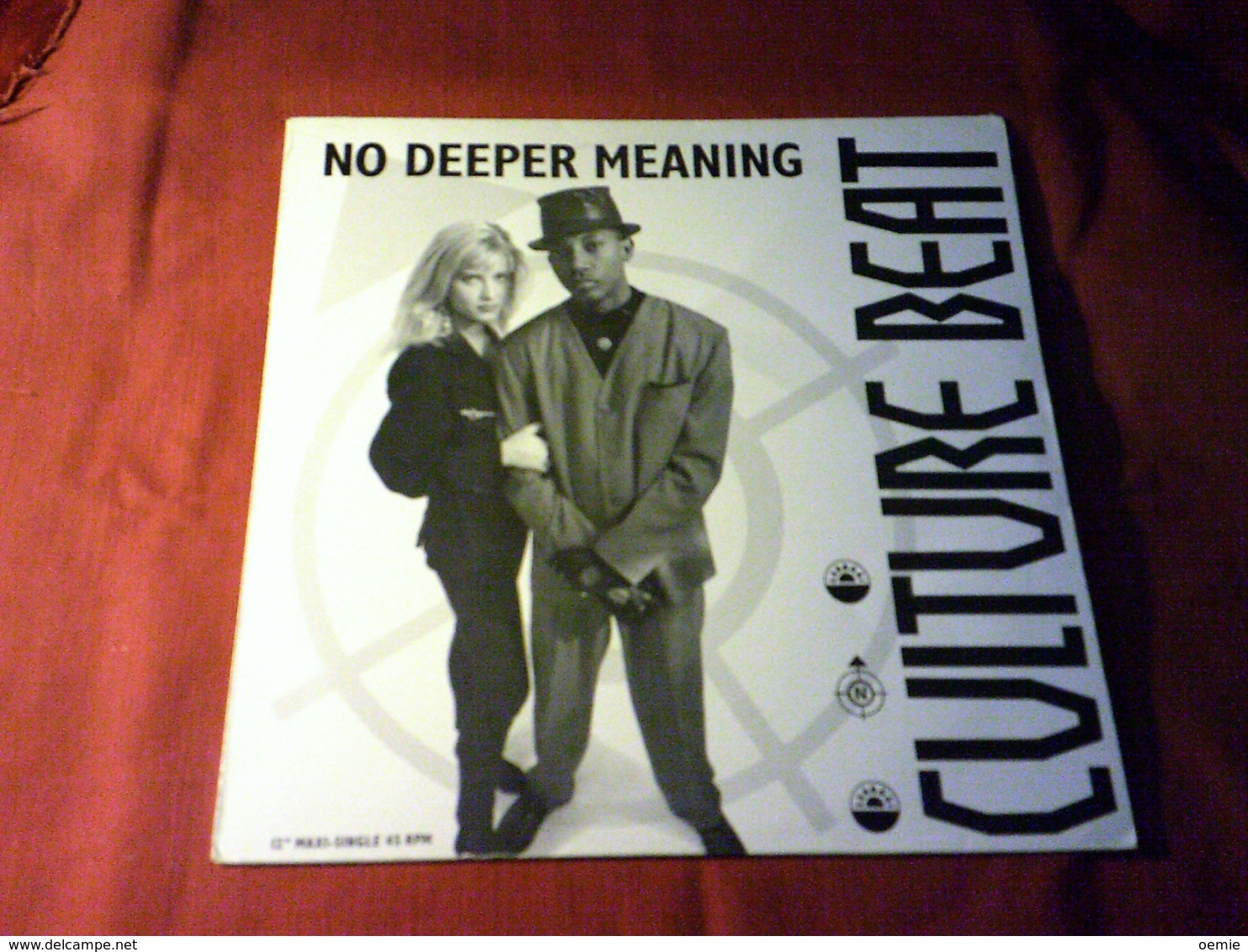 CULTURE  BEAT   °°  NO DEEPER MEANING - 45 T - Maxi-Single