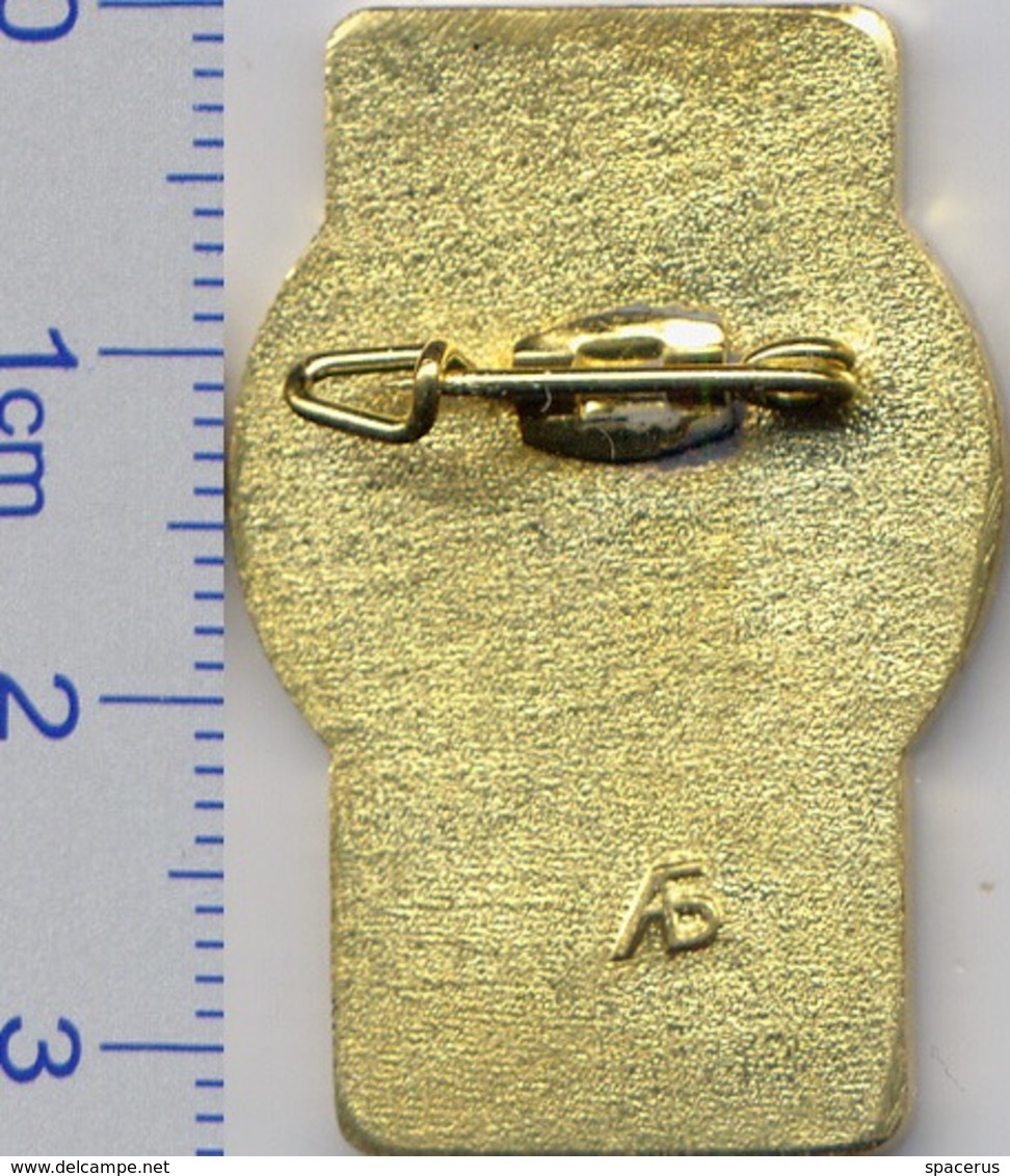 460-4 Space Russian Pin. Soyuz-4,-5. 50 Years 16 Jan. 1969 Baikonur. 1st Manned Orbital Station - Space