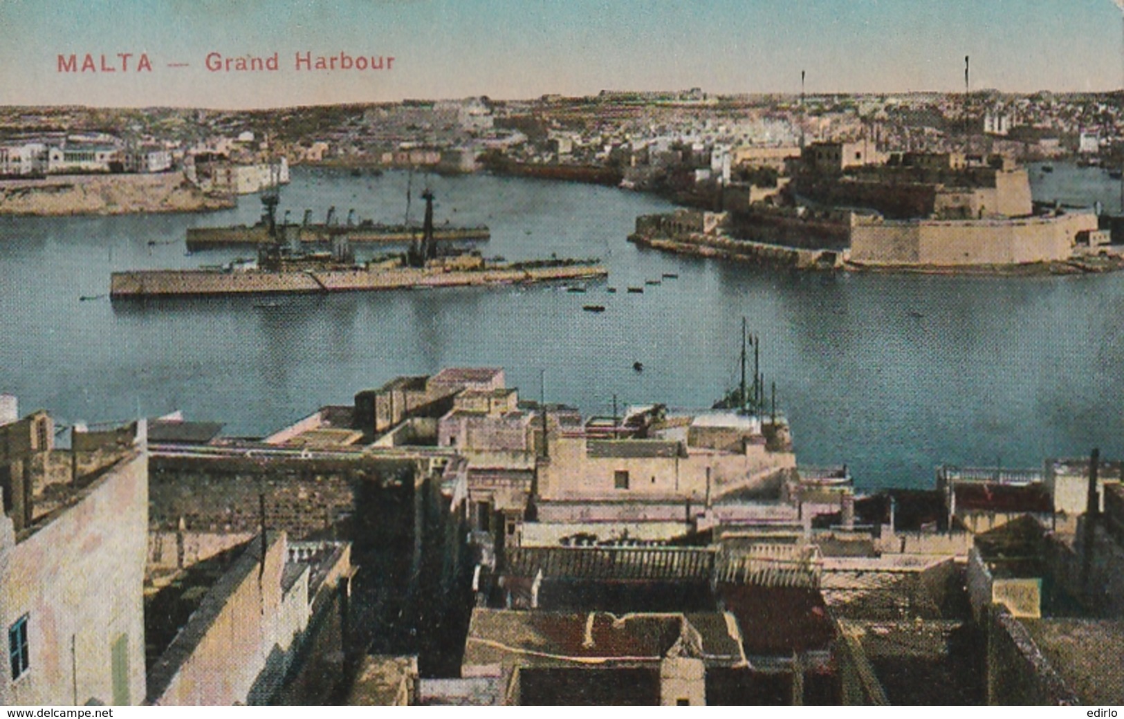 ***  MAlTE *** MALTA  Grand Harbour Unused TTB - Malte
