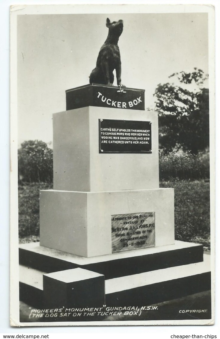 Gundagai - "Pioneers Monument"  - See Back - Other & Unclassified