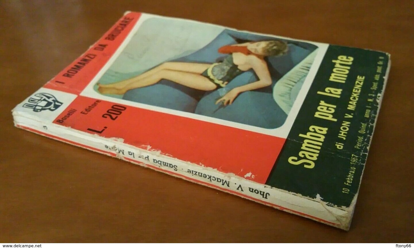 MA19 SAMBA PER LA MORTE - MACHENZIE I ROMANZI DA BRUCIARE Nr. 3 1957 ED. BOSELLI. - Altri & Non Classificati