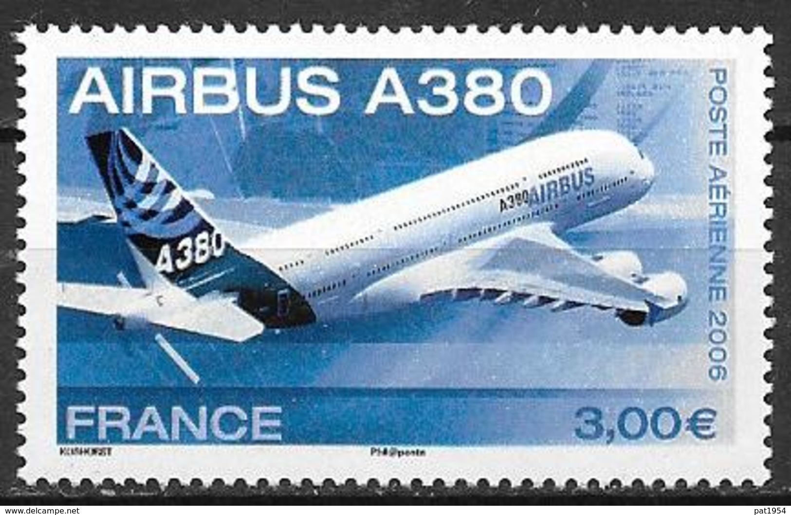 France 2006 Poste Aérienne N° 69, Airbus A380, à La Faciale - 1960-.... Neufs