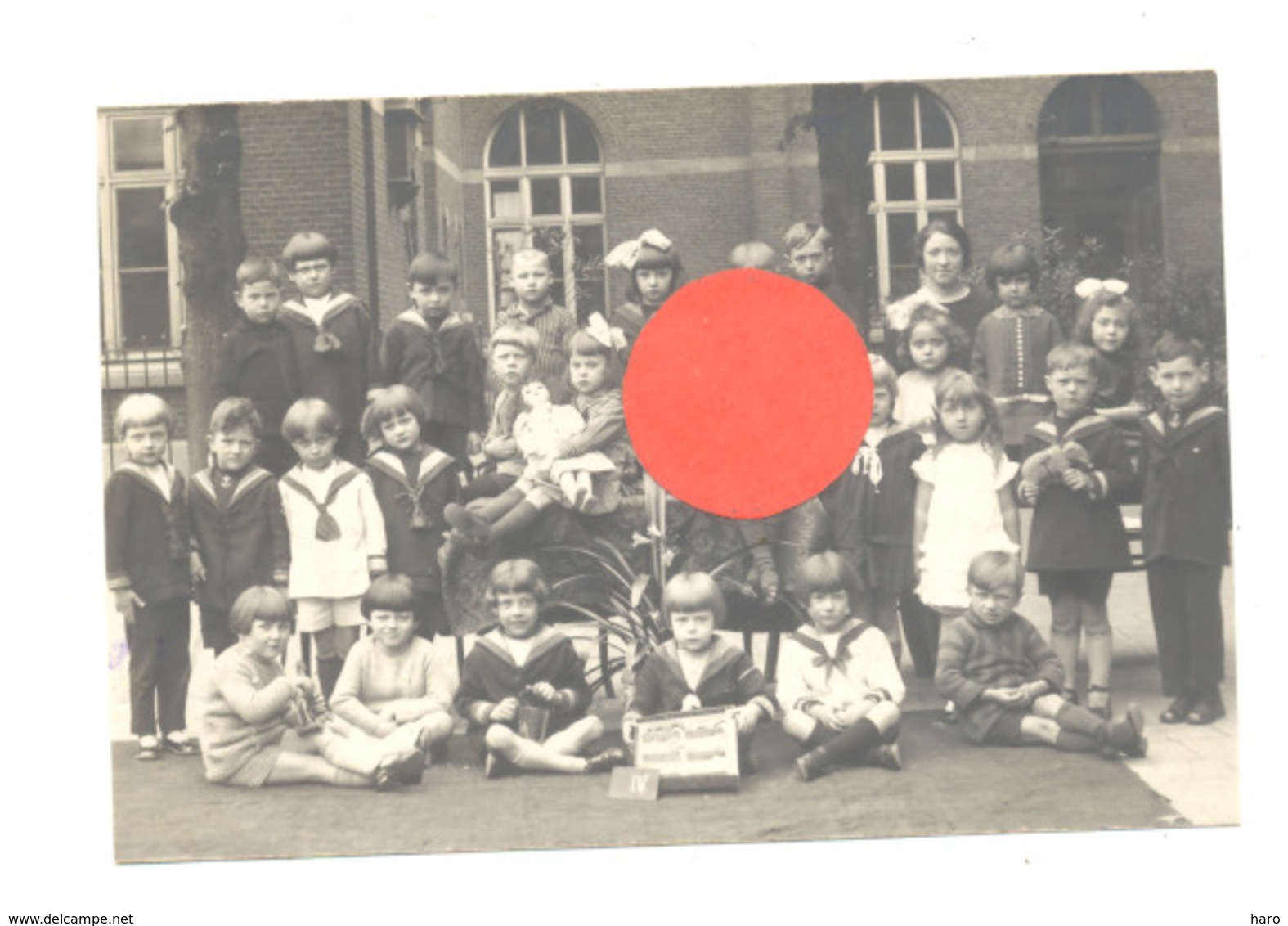 Photo Carte D'une Classe - Ecole - Enfants Avec Des Jouets, Doll, Poupée, Dinette, Animaux,.. A SITUER (Belgique).(b261) - Schools