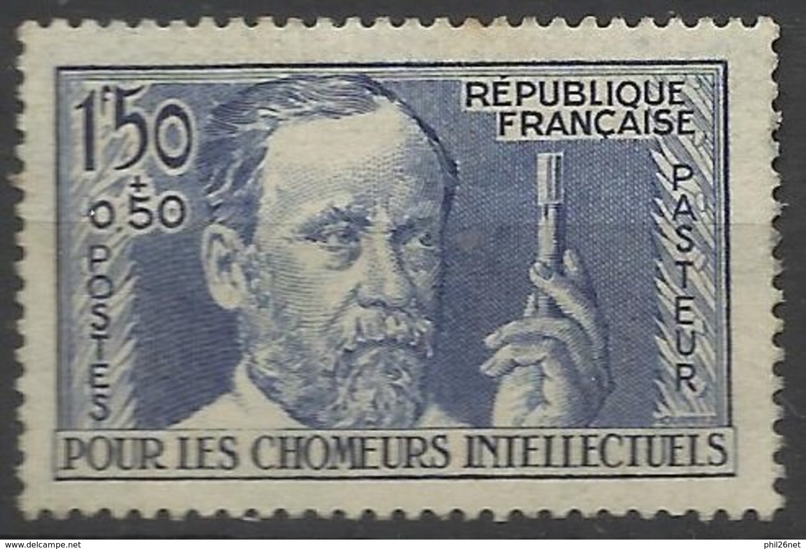 France N°333  Pasteur  Neuf * *  TB- MNH  VF  - Nuevos