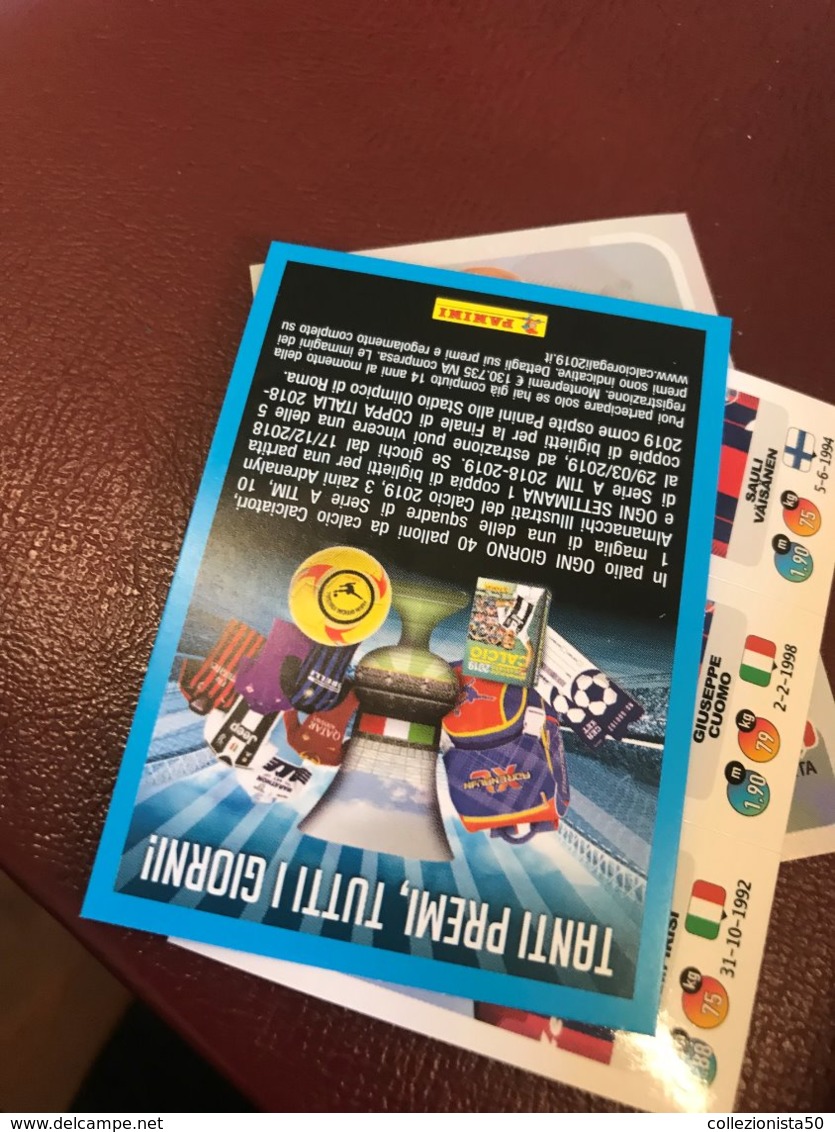 FIGURINA CALCIATORI PANINI - Gift Cards