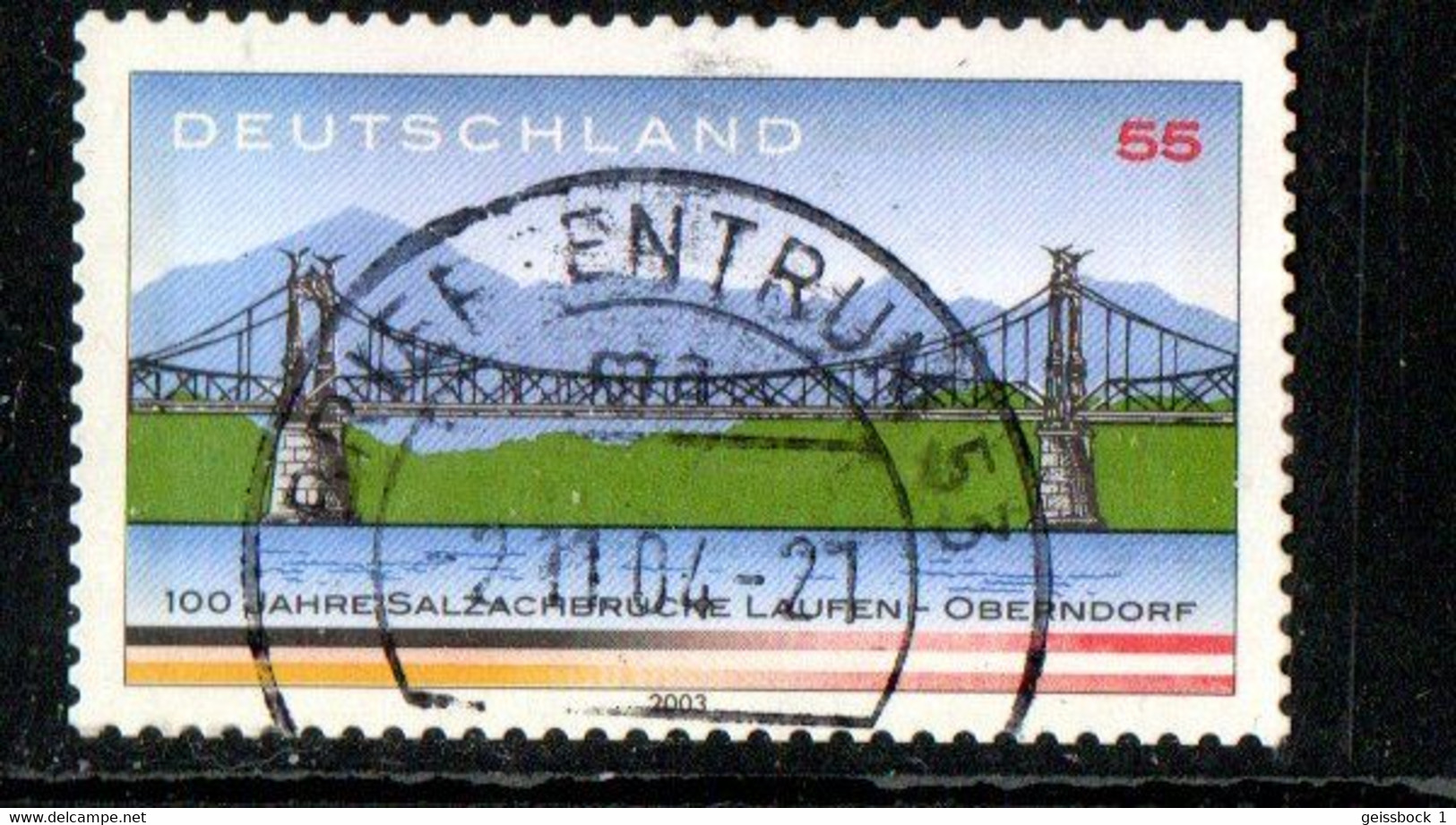 Bund 2003: Mi.-Nr. 2347: Sulzbachbrücke   Gest. - Gebraucht