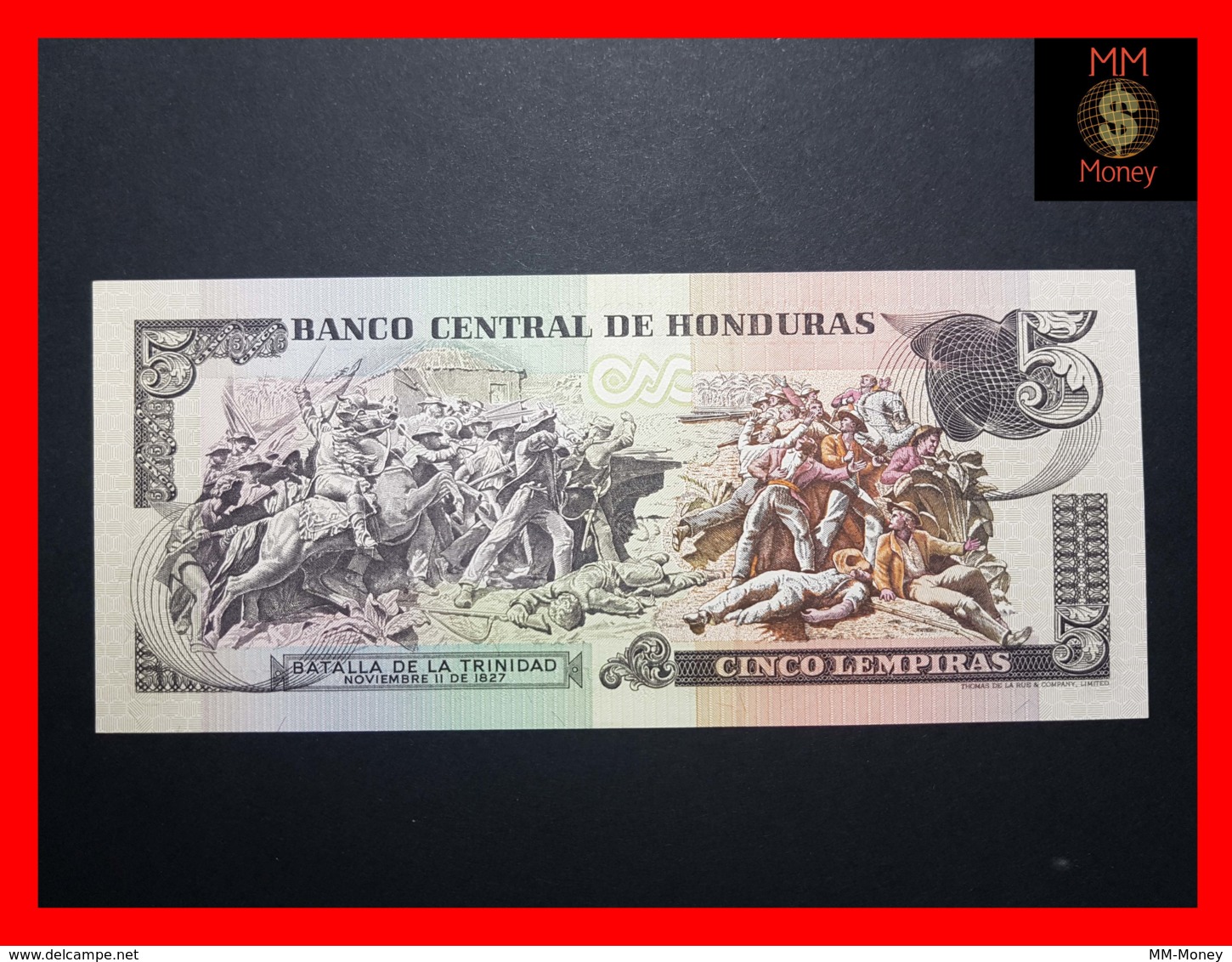 HONDURAS 5 Lempiras  14.1.1993  P. 63 C  UNC - Honduras