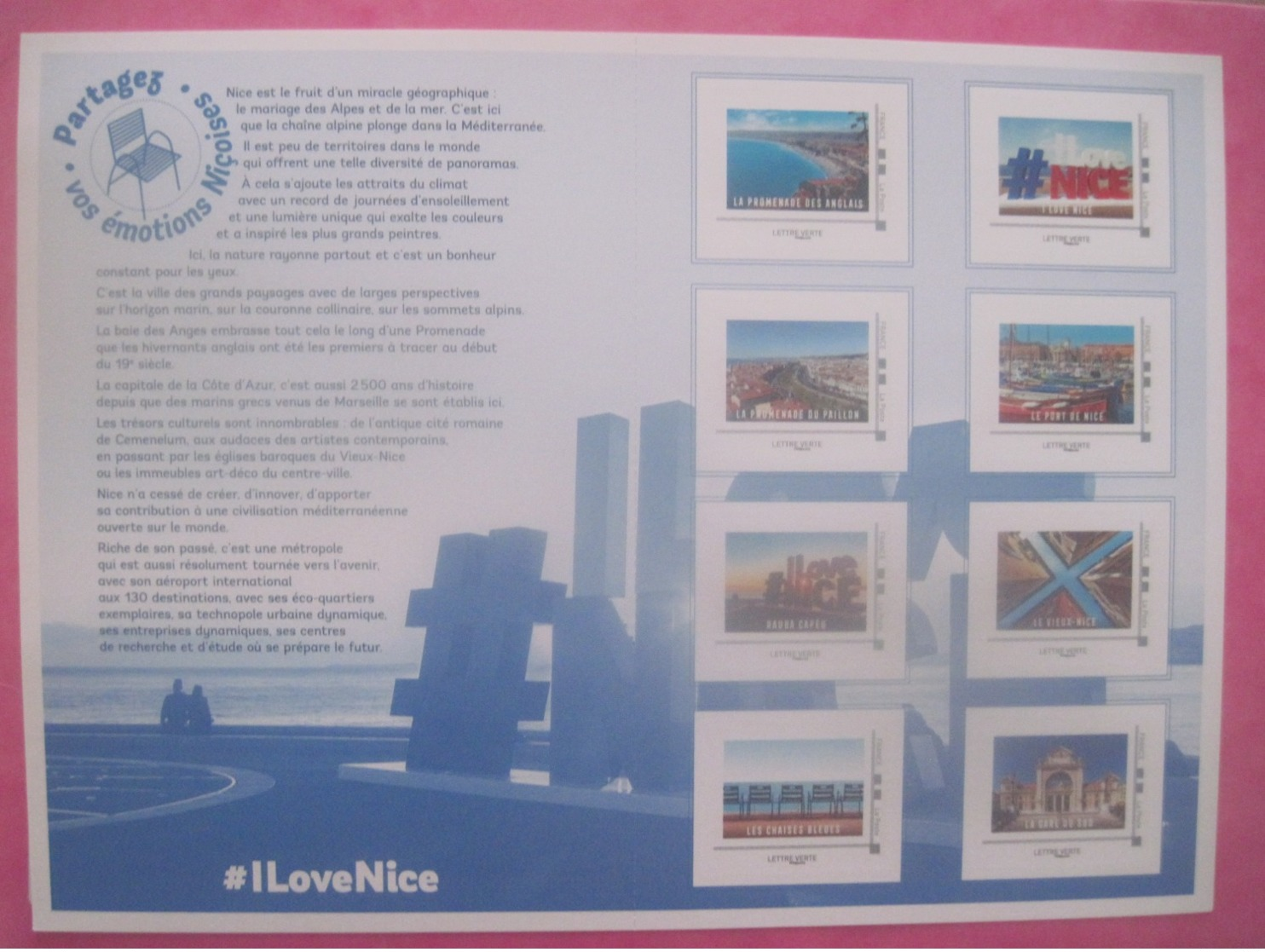 Collector De 8 Timbres LV NICE (#ILoveNice) 2019 (+ Port Suivi Gratuit) - Collectors