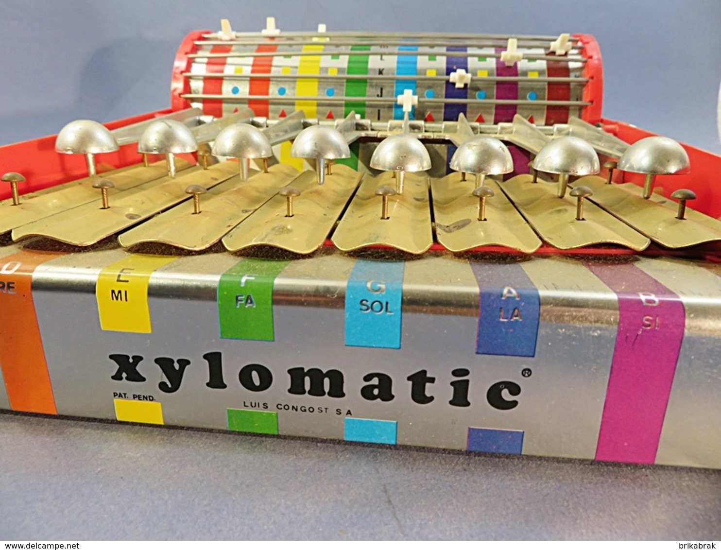 ~ JOUET MUSICAL XYLOMATIC CONGOST - Boite à Musique Musicien - Jouets Anciens