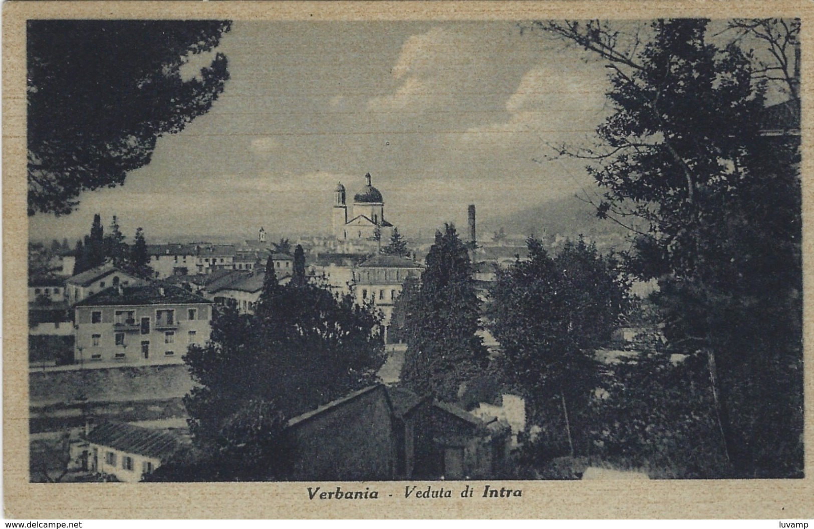 VERBANIA -F/P B/N -VIAGGIATA 1941 -  VEDUTA DI INTRA (150919) - Verbania