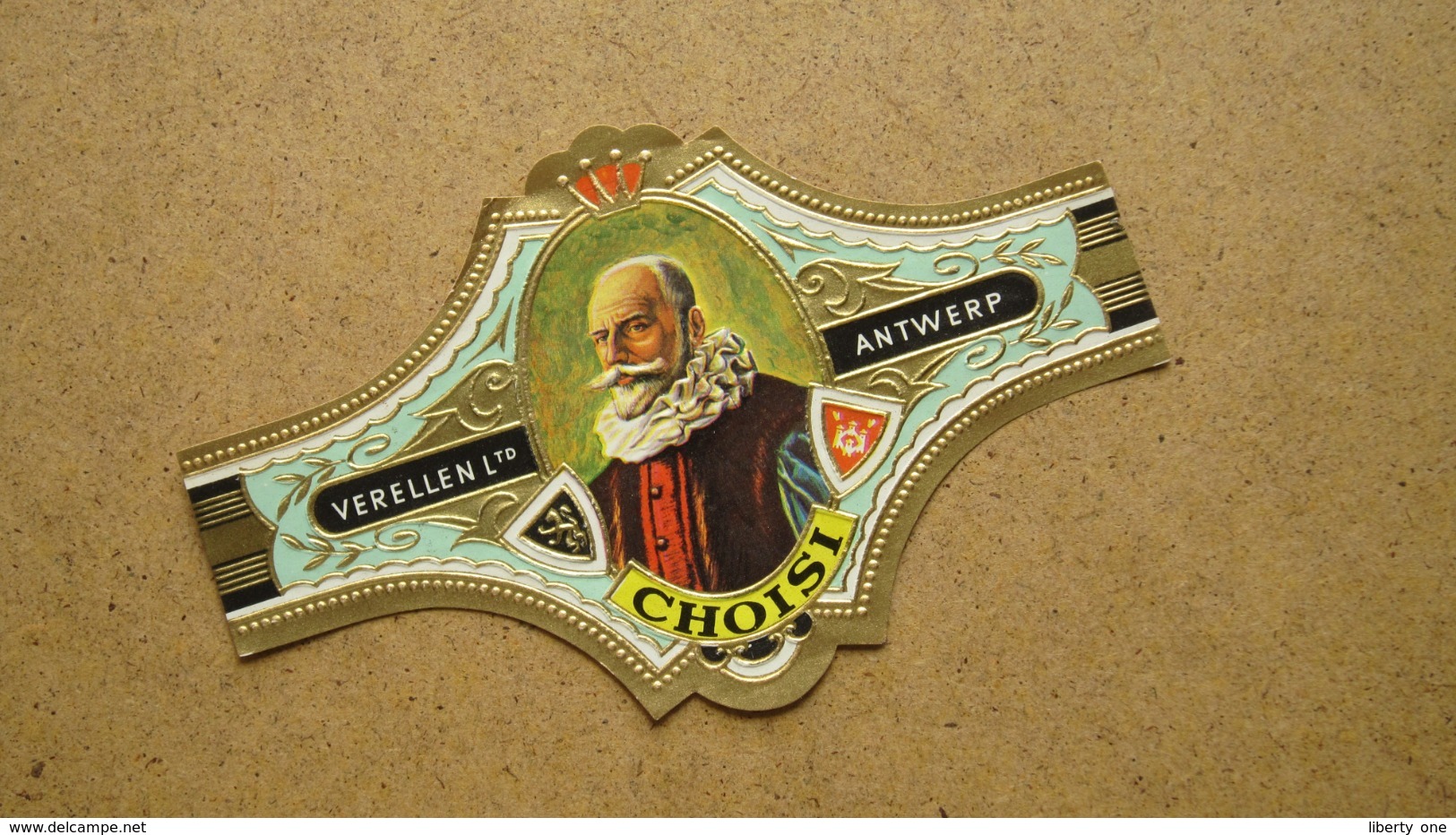 VERELLEN Ltd ANTWERP : CHOISI ( +/- 12,5 Cm. ) 2 Stuks ! - Sigarenbandjes