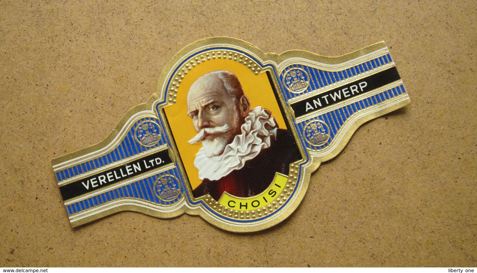 VERELLEN Ltd ANTWERP : CHOISI ( +/- 14 Cm. ) 4 Stuks ! - Bauchbinden (Zigarrenringe)
