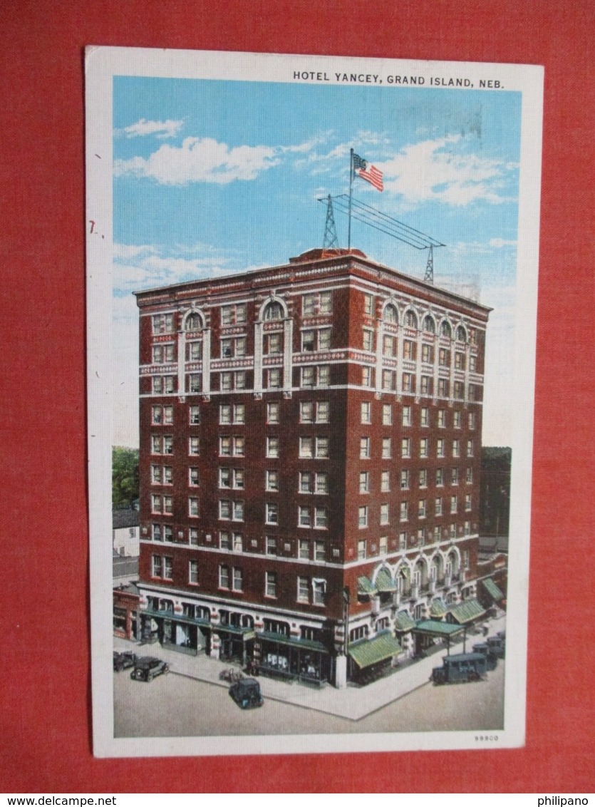 Hotel Yancey  Nebraska > Grand Island   Ref 3620 - Grand Island