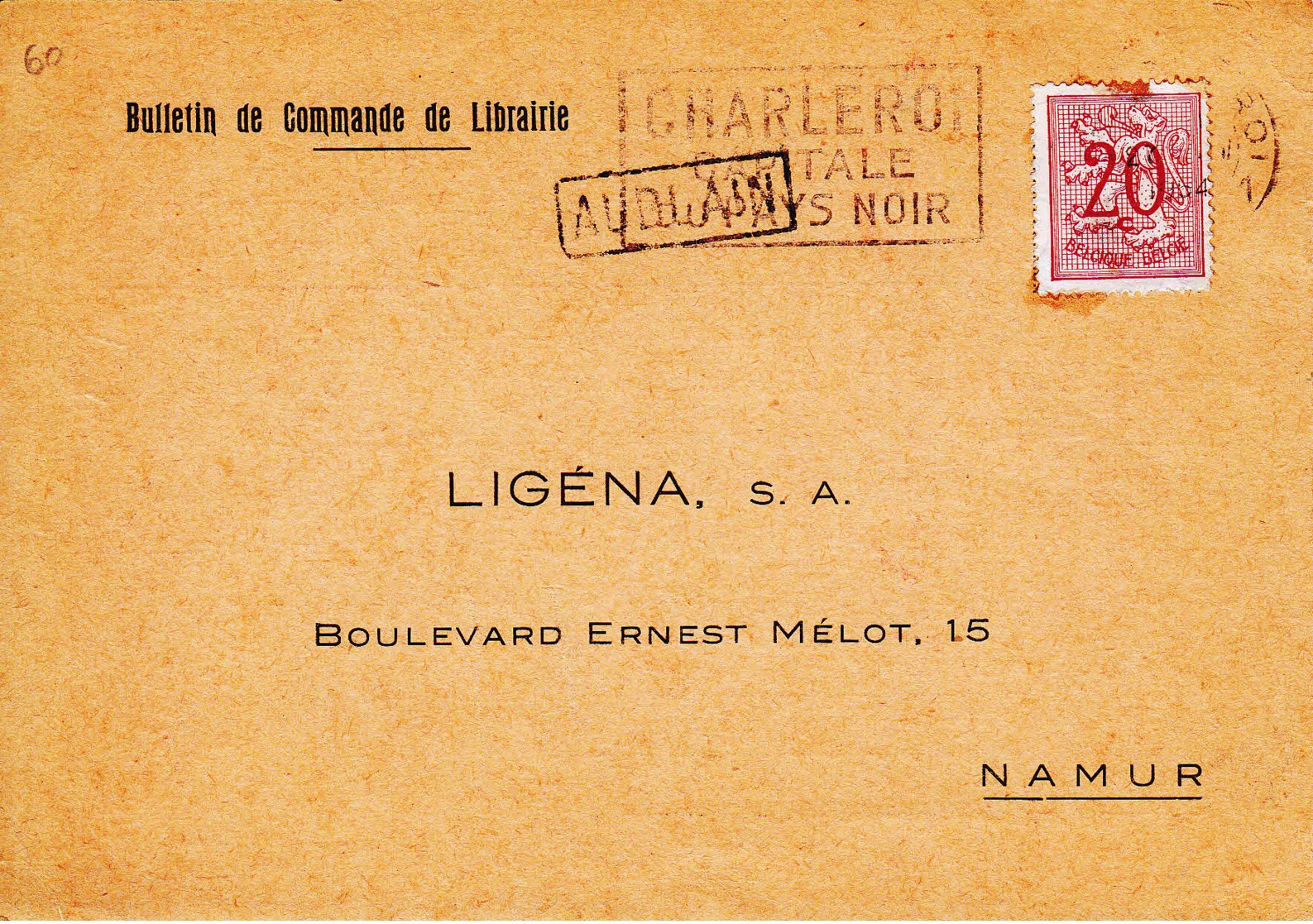 BELGIQUE - 1954 - Carte De Aublain Pour Namur - Lettres & Documents