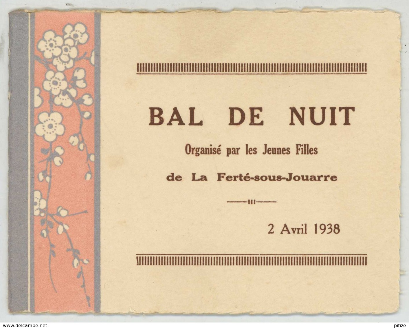 4 Cartons De Bal 1938 Et 1939 à La Ferté-sous-Jouarre . Eldorado . Théâtre Municipal . Union Sportive Fertoise . - Tickets - Entradas