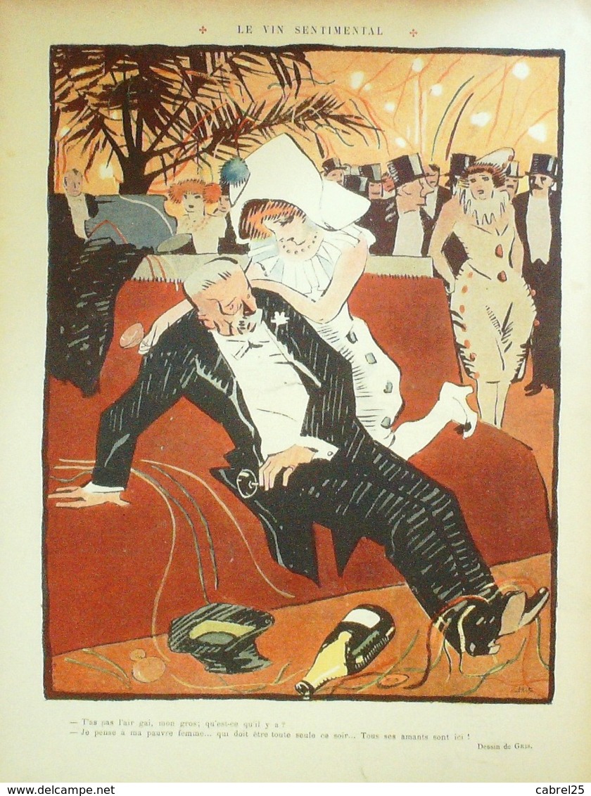 REVUE "LE RIRE"-1911-421-Dessin GUILLAUME-ESPAGNAT-PECOUD-GERVESE-GRIS - 1900 - 1949