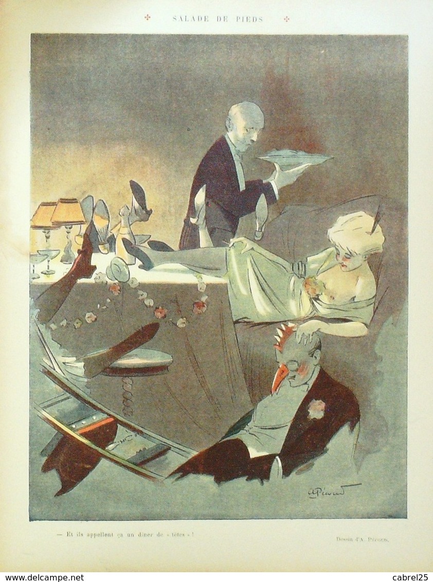 REVUE "LE RIRE"-1911-421-Dessin GUILLAUME-ESPAGNAT-PECOUD-GERVESE-GRIS - 1900 - 1949