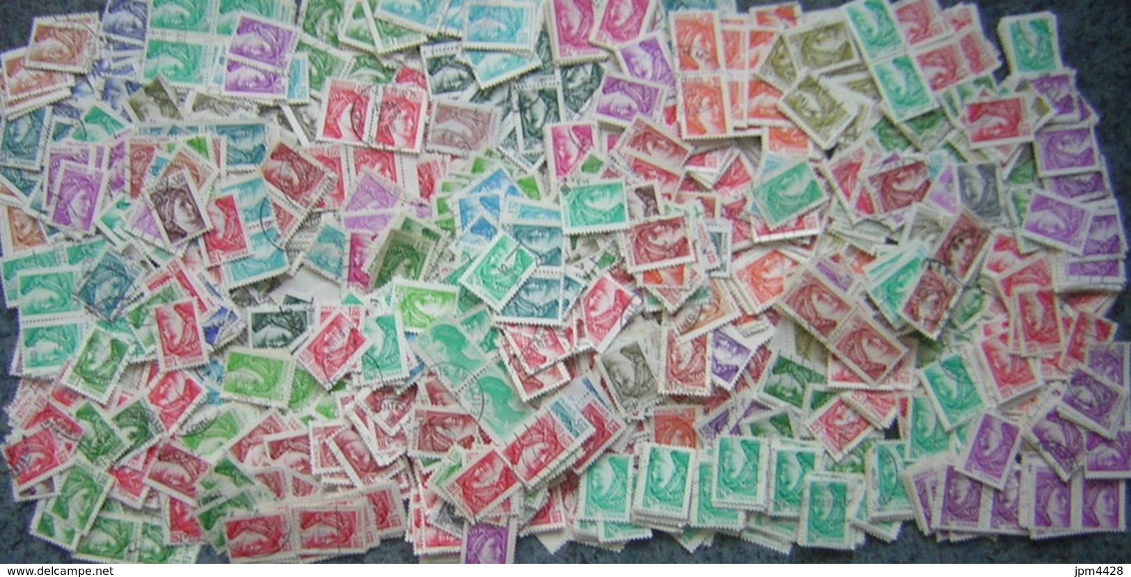 France Lot Vrac Sabine De Gandon 65 Plis Et 35 Devant D'env., 120 Grs TP Lavé, Plus Des Fragments Pour étude - - Vrac (max 999 Timbres)