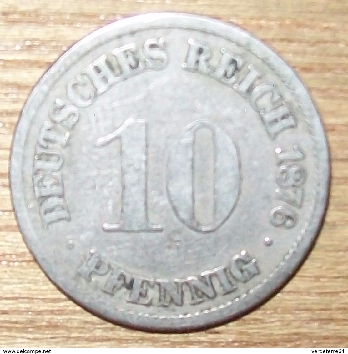 N°1 MONNAIE ALLEMANDE 10 PFENNIG 1876A - 10 Pfennig
