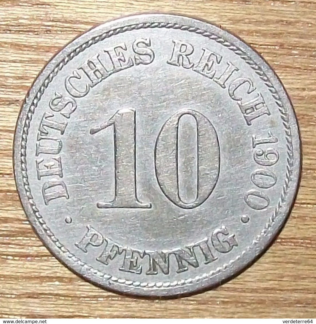 N°4 MONNAIE ALLEMANDE 10 PFENNIG 1900A - 10 Pfennig