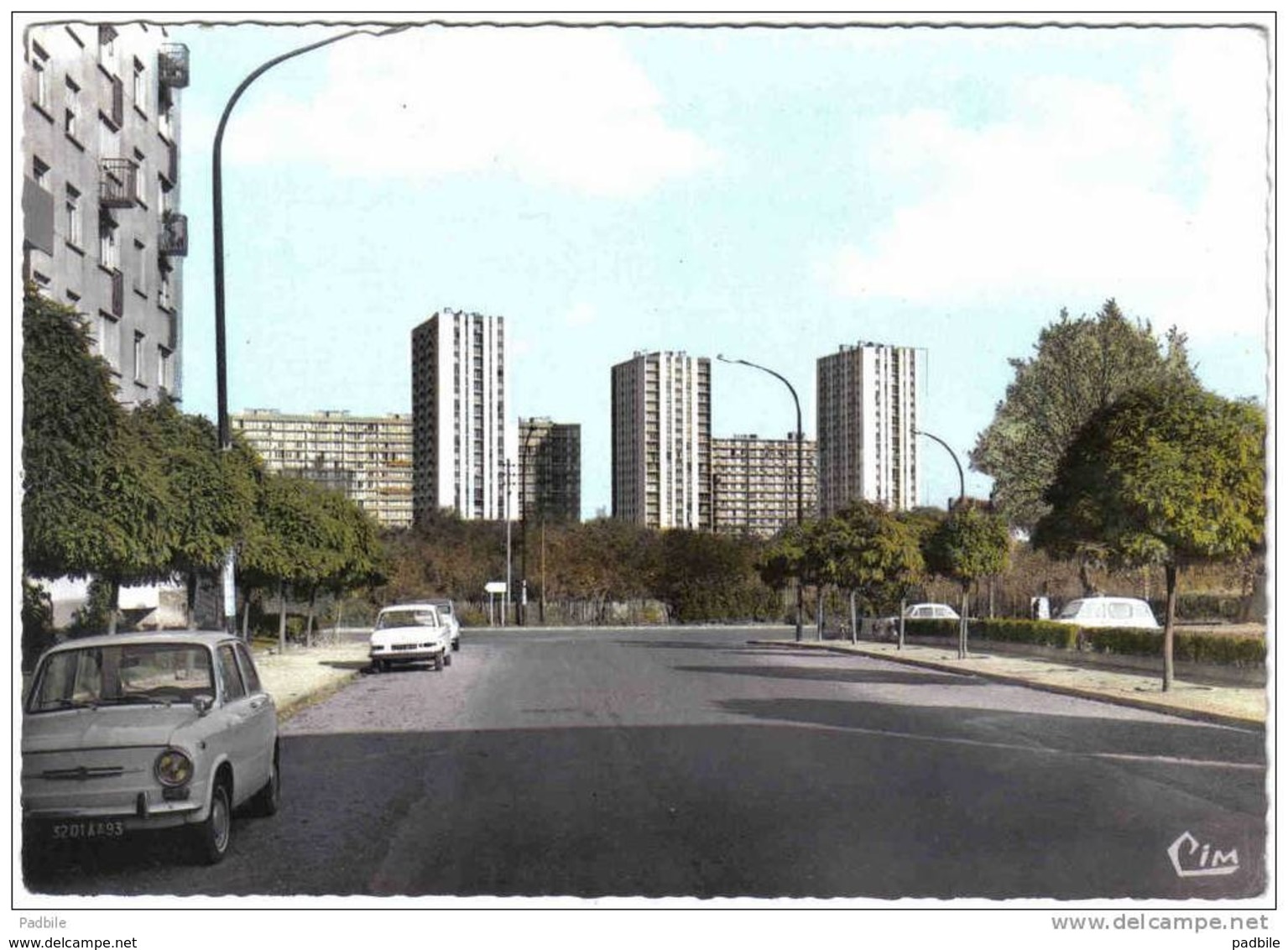 Carte Postale 93. Epinay-sur-Seine  Cité HLM Du Clos Des Sansonnets   Très Beau Plan - Autres & Non Classés