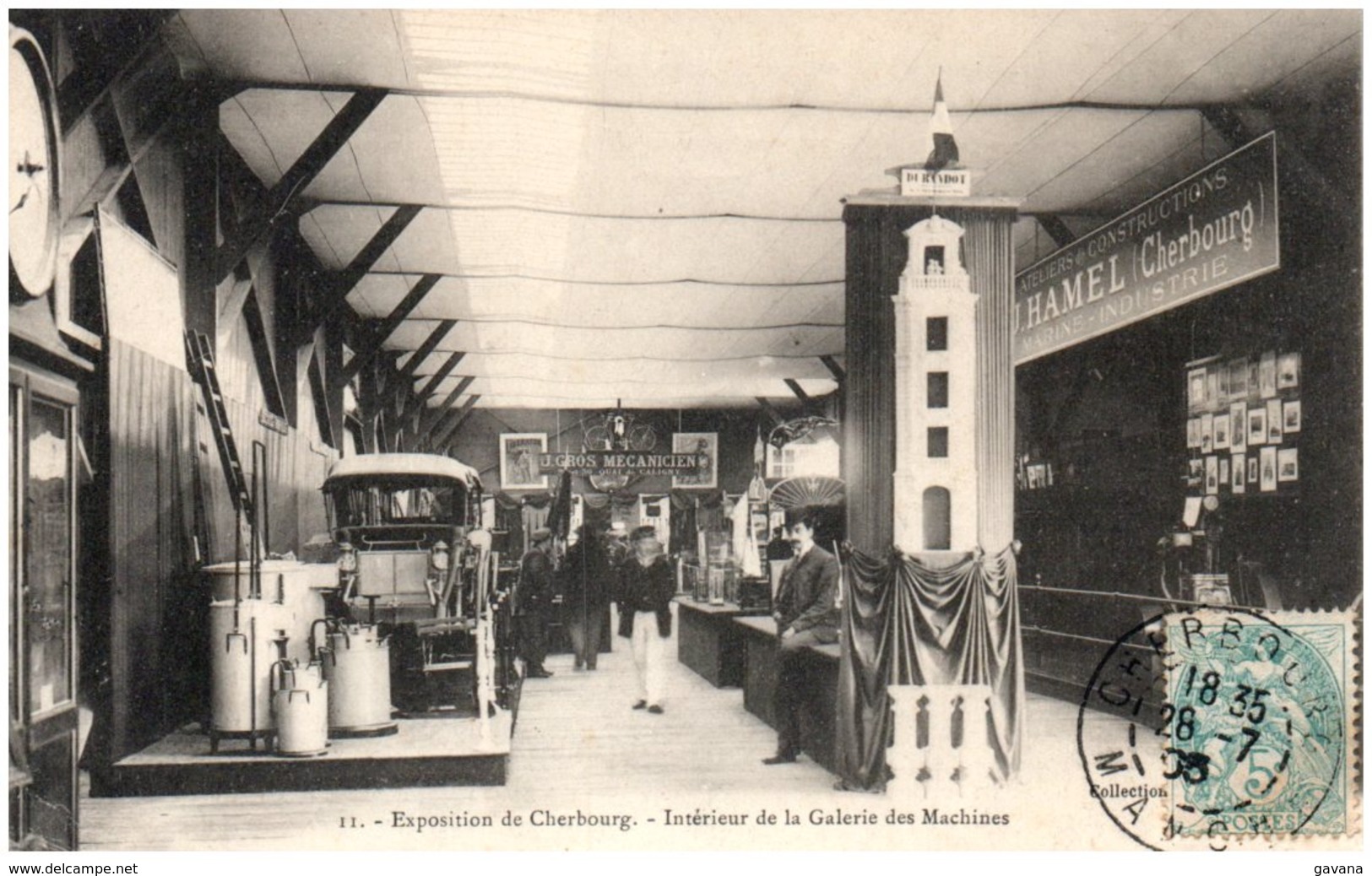 50 Exposition De CHERBOURG - Intérieur De La Galerie Des Machines - Cherbourg