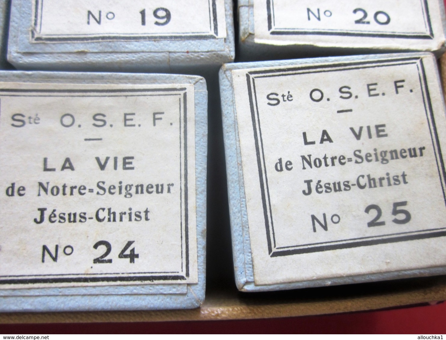 VINTAGE 25 Films 35 Mm VIE DE NOTRE SEIGNEUR JÉSUS-Pour PATHEORAMA-Projecteur+possibilité D'Achat Autres FILMS Sur Site - Bobines De Films: 35mm - 16mm - 9,5+8+S8mm