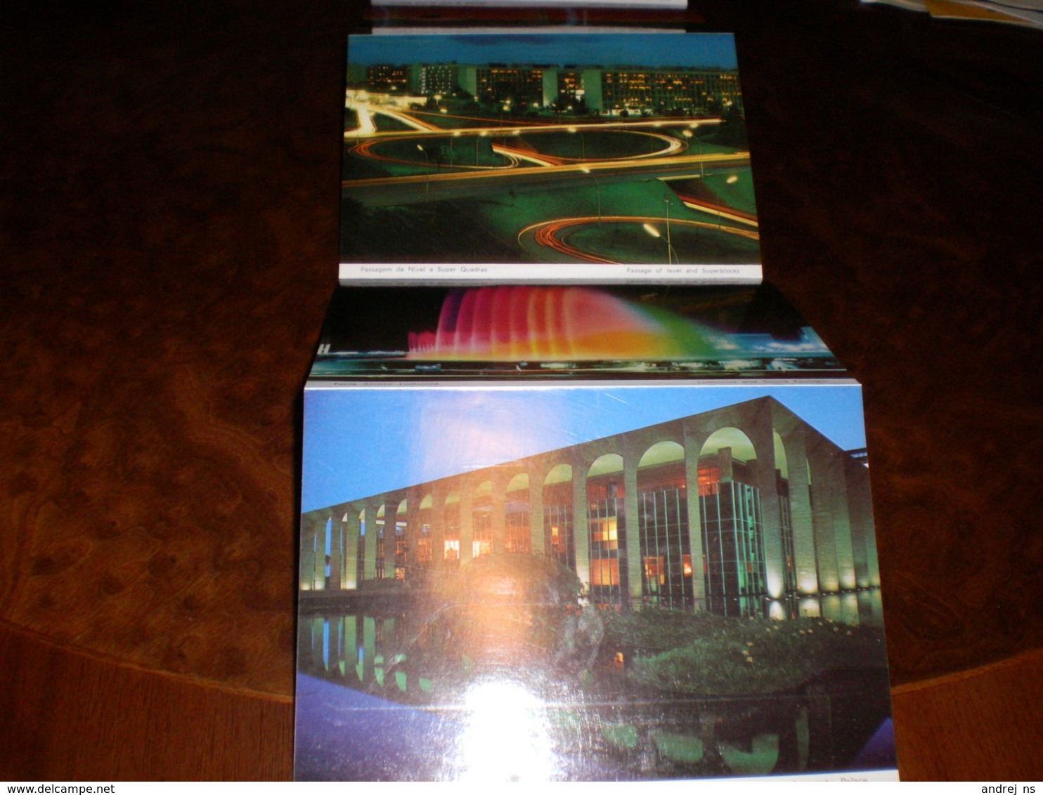 Brasilia a noite 12 postcards set