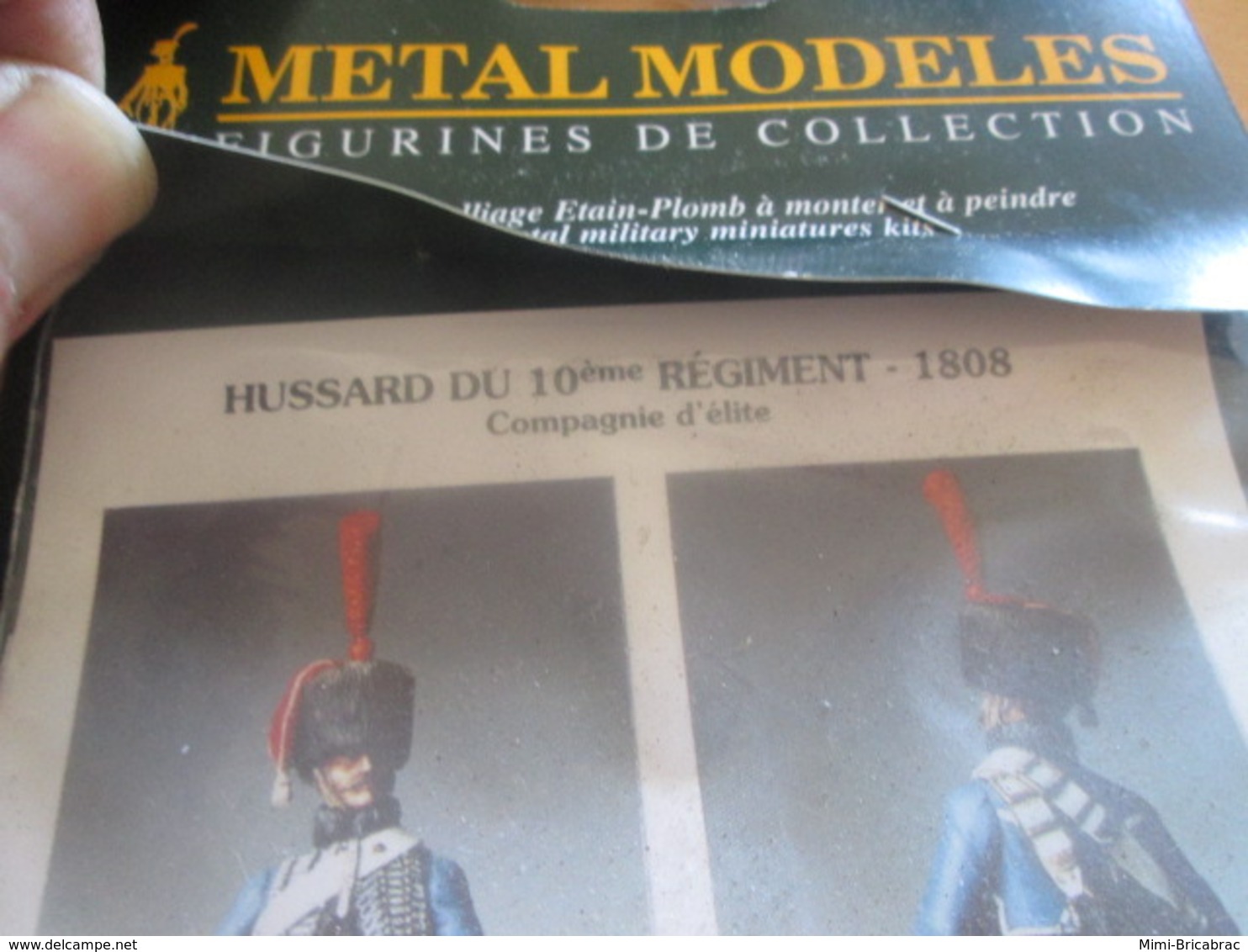 Figurine Métal TOP QUALITE à Monter Et Peindre METAL MODELES 54mm, HUSSARD 10e REGT 1808vaut 23 € En Magasin - Figurines