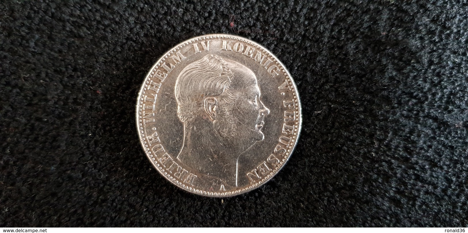 ALLEMAGNE Pièce De Monnaie Allemande FRIEDRICH WILHELM IV KOENIG VAN PREUSSEN 1860 A Roi De Prusse Frédéric IV - Sammlungen