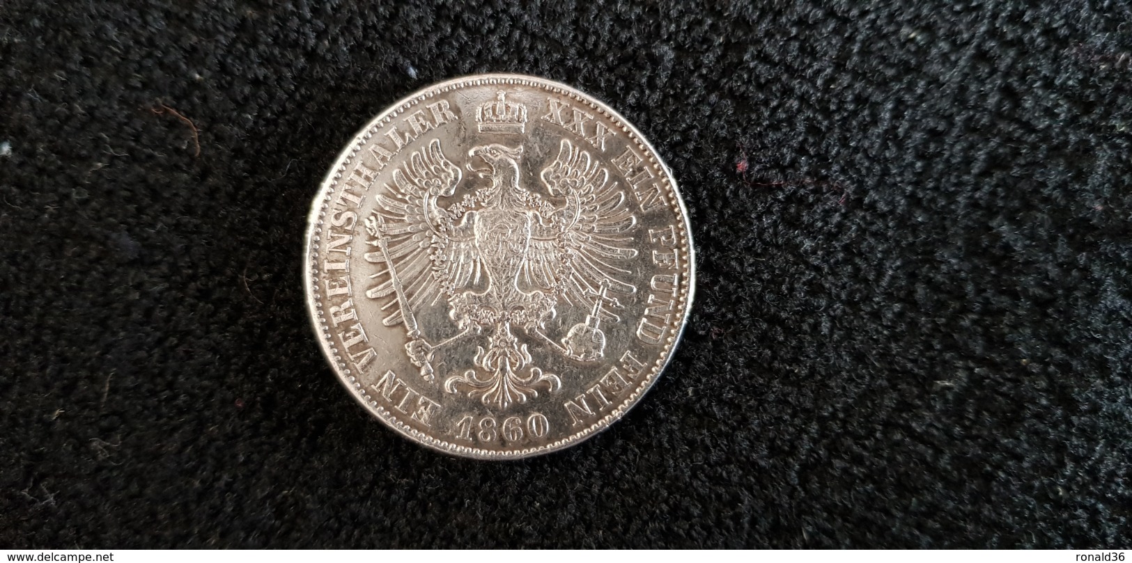 ALLEMAGNE Pièce De Monnaie Allemande FRIEDRICH WILHELM IV KOENIG VAN PREUSSEN 1860 A Roi De Prusse Frédéric IV - Collezioni
