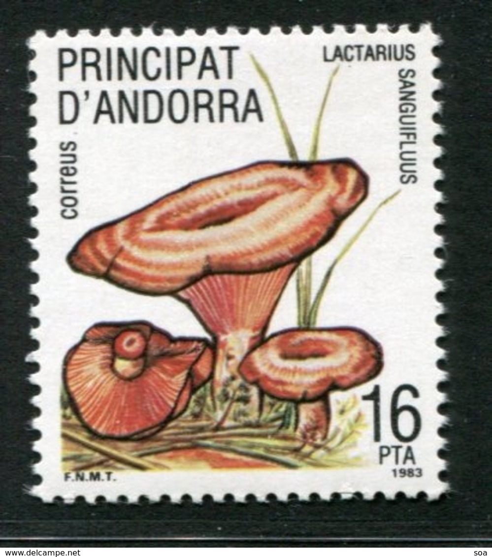 SALE  Andorra 1983 Mi 167 Mushroom MNH - Pilze