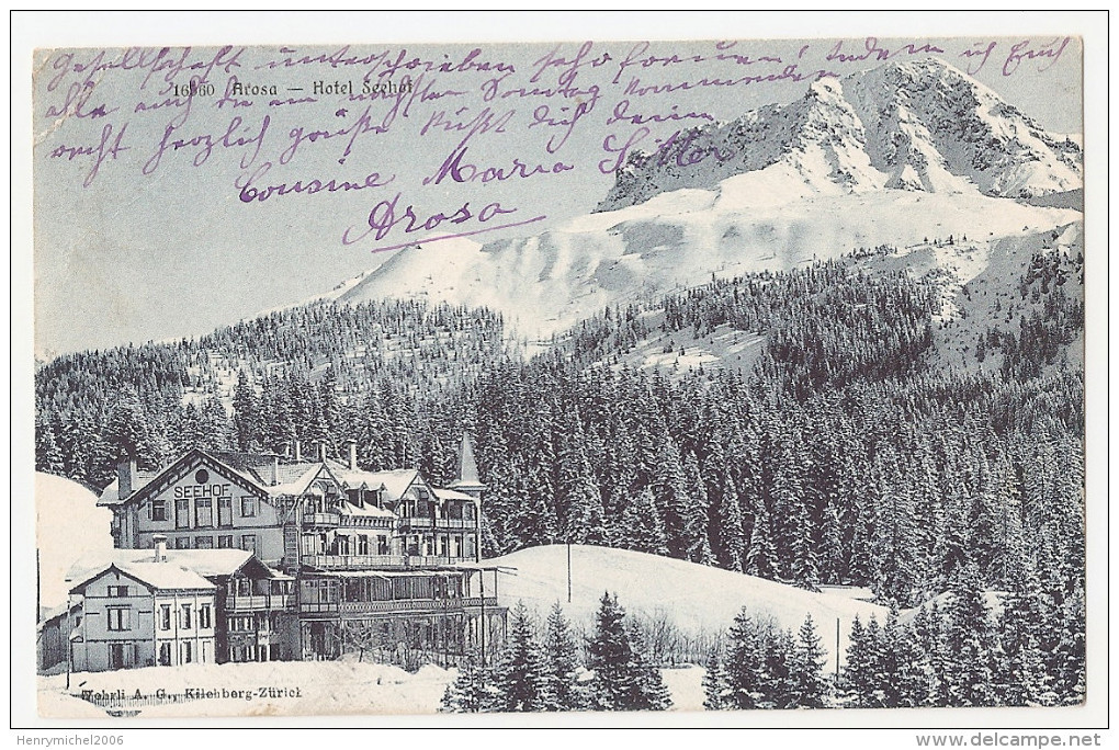 Suisse - Grisons - Arosa - Hotel Seehof 1908 - Arosa