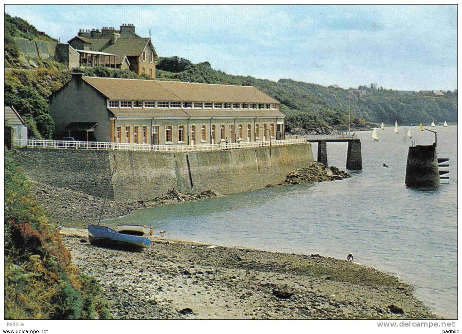 Carte Postale 22. Paimpol école D'apprentissage Maritime  Le Trieux Très Beau Plan - Paimpol