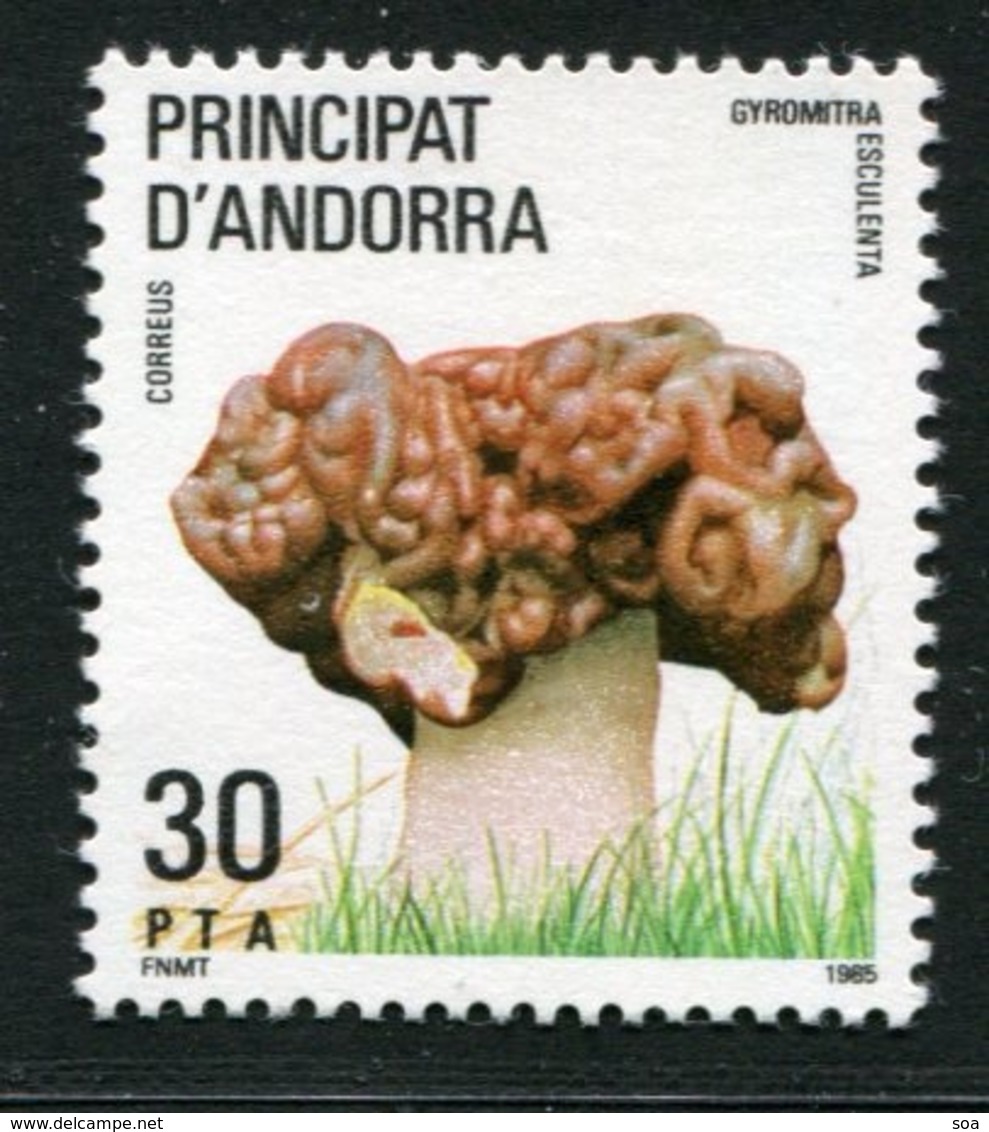 SALE  Andorra 1985 Mi 187 Mushroom MNH - Pilze