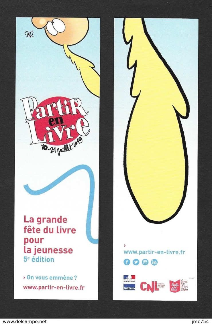 Marque Page.  Partir En Livre, La Fête Du Livre Pour La Jeunesse.   Titeuf.    Bookmark. - Marque-Pages