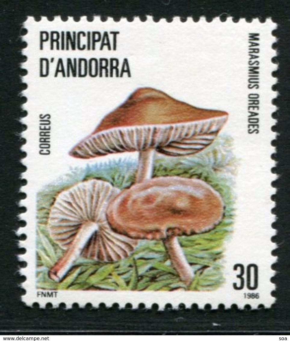 SALE  Andorra 1986 Mi 187 Mushroom MNH - Pilze