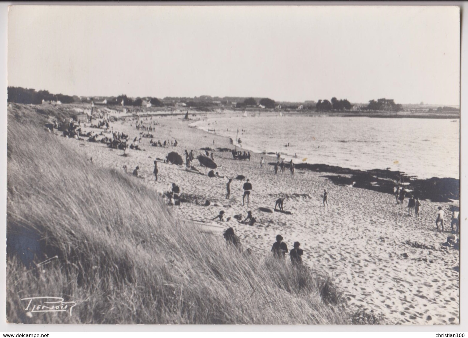 QUIMIAC MESQUER (44) : BAIE DE LANSERIA - PHOTO P. LENOIR GUERANDE - CPSM GRAND FORMAT - ECRITE EN 1966 -z 2 SCANS Z- - Mesquer Quimiac