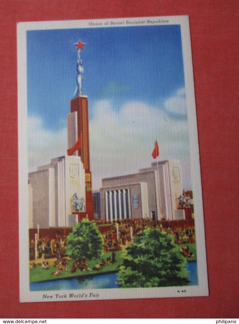 Union Of Soviet Socialist Republic ------ 1939 NY Worlds Fair--    Ref 3621 - Exhibitions