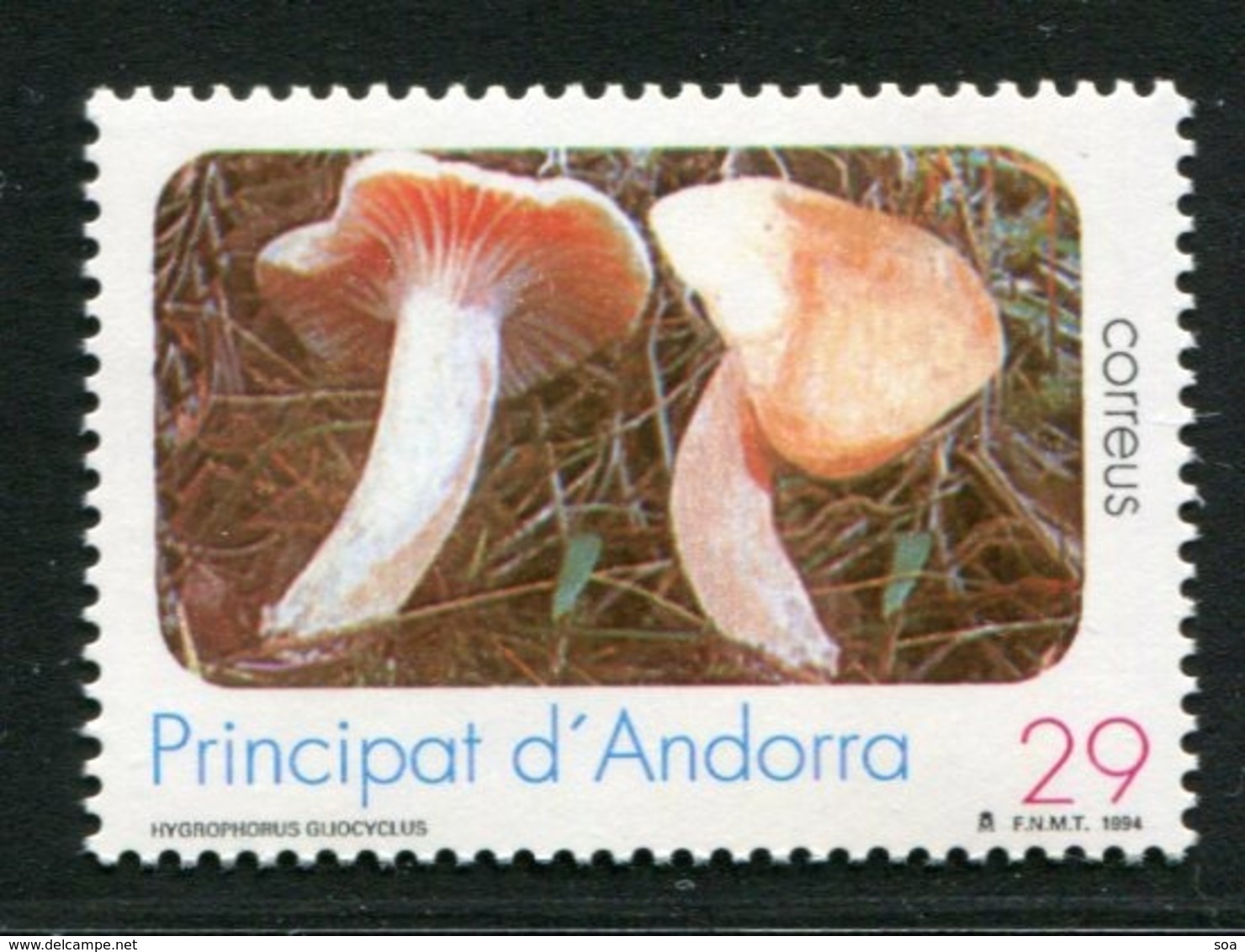 SALE  Andorra 1994 Mi 239 Mushroom MNH - Pilze