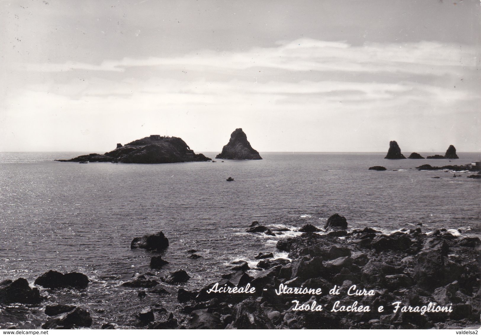 ACIREALE - CATANIA - STAZIONE DI CURA - ISOLA LACHEA E FARAGLIONI DEI CICLOPI - 1961 - Acireale