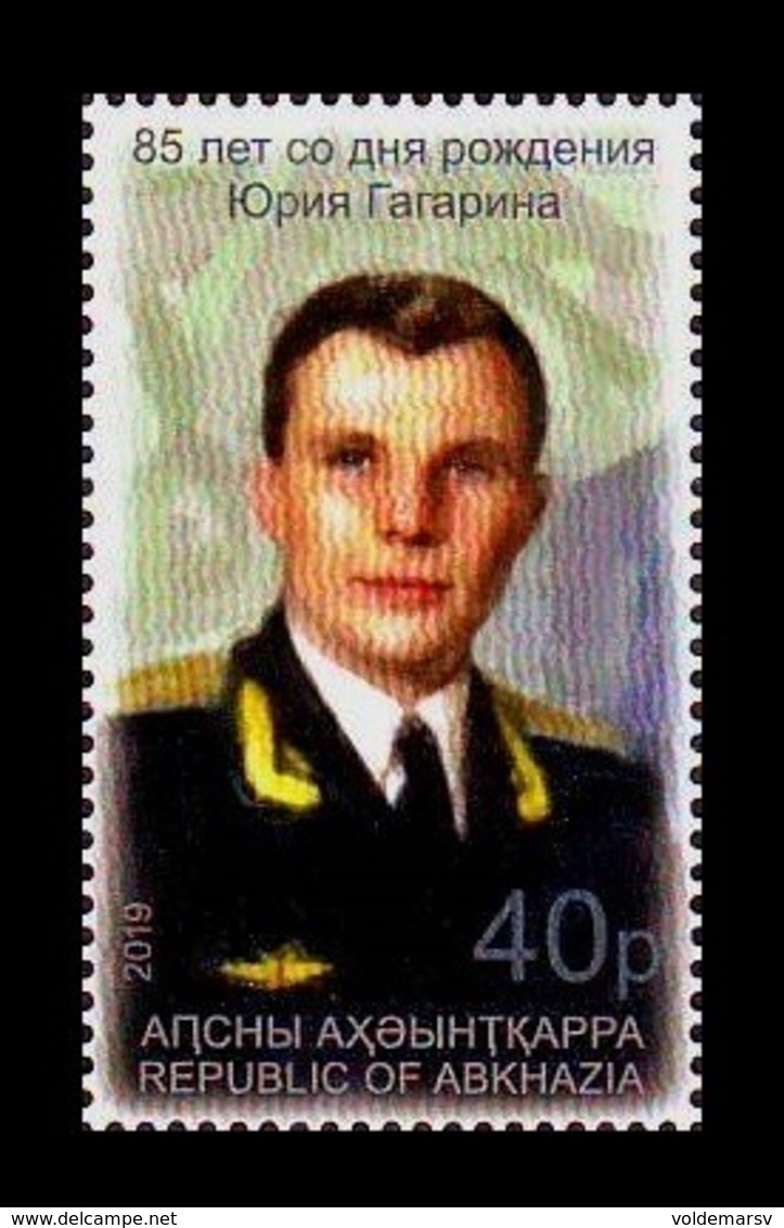 Abkhazia 2019 Mih. 1034 Space. Yuri Gagarin MNH ** - Georgia