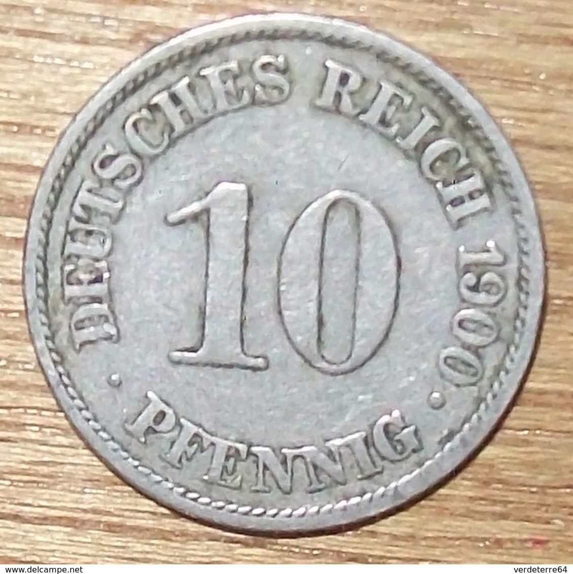 N°32 MONNAIE ALLEMANDE 10 PFENNIG 1900A - 10 Pfennig