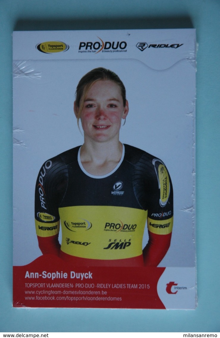 CYCLISME: CYCLISTE : EQUIPE  TOPSPORT FEMININE 2015 COMPLETE - Ciclismo