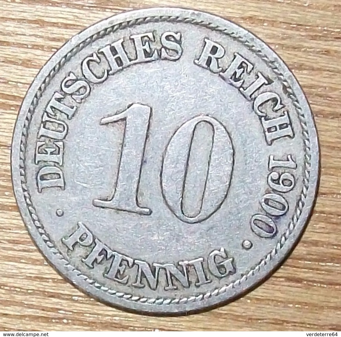 N°34 MONNAIE ALLEMANDE 10 PFENNIG 1900A - 10 Pfennig