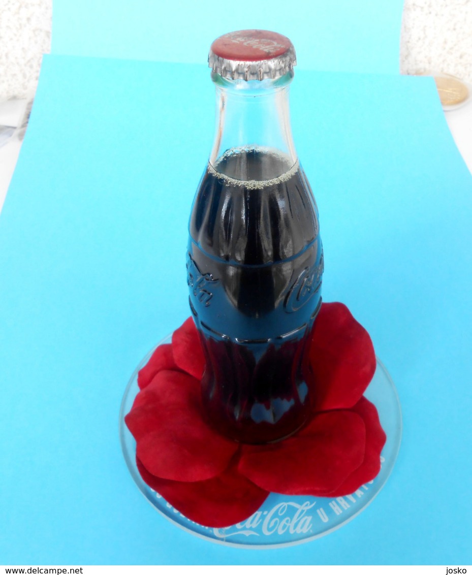 COCA-COLA ... 35. YEARS IN CROATIA - Ultra Limited Edition (2003)* FULL BOTTLE * édition Anniversaire Très Limitee - Botellas