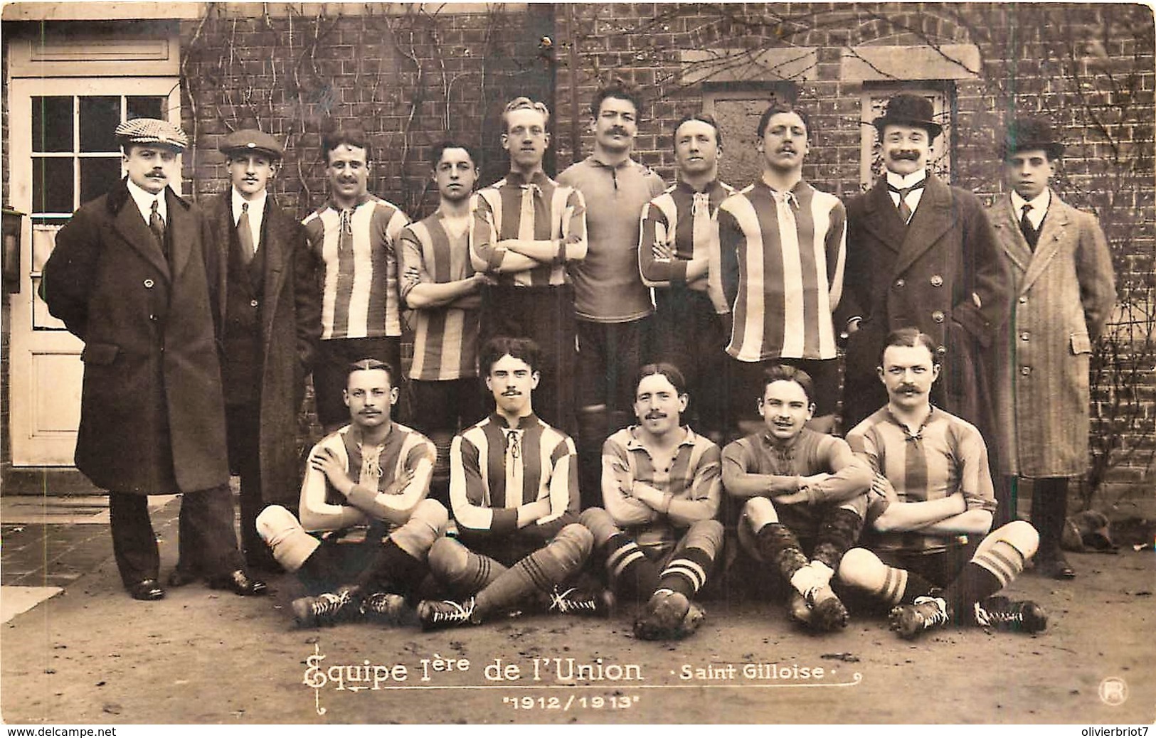 Bruxelles - St-Gilles - Equipe 1ere De L' Union St. Gilloise - 1912/1913 - Football - Un Trou De Punaise - St-Gillis - St-Gilles